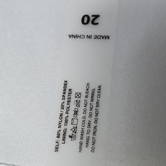 White Bathing Suit Top - Picture 7 of 7